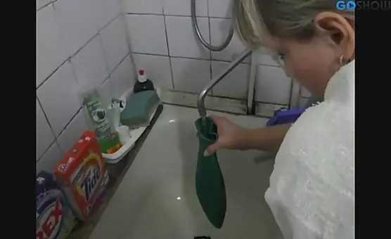 Wet Tub Ass Play for Naked Stimulation